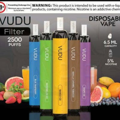 VUDU FILTER 2500 PUFFS