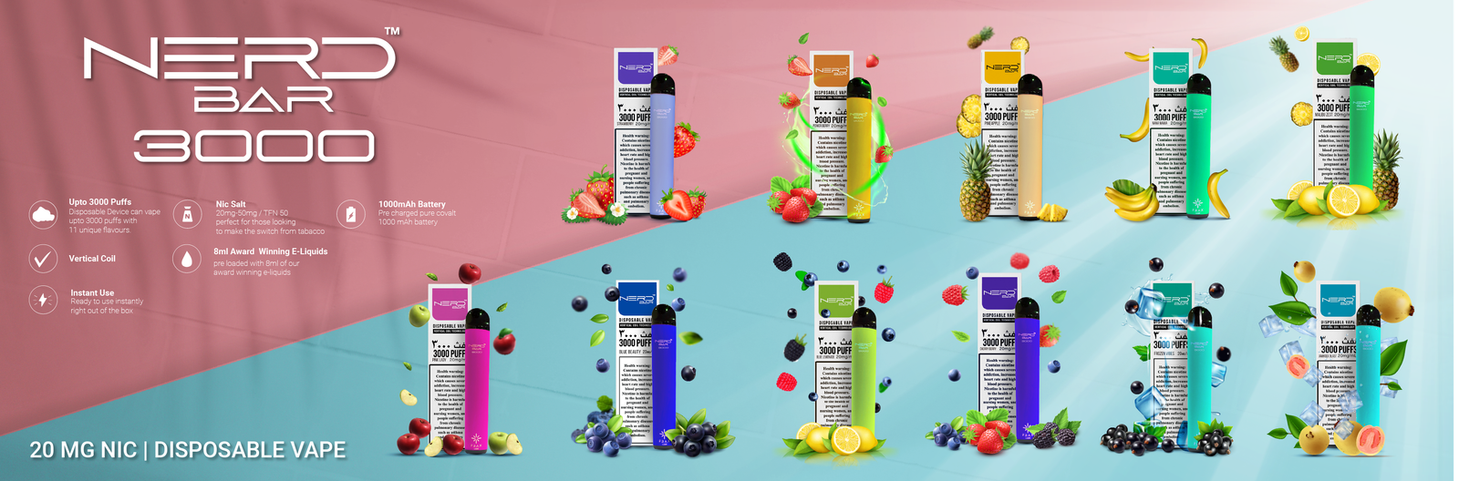 NERD™ BAR 3000 PUFFS - Image 20