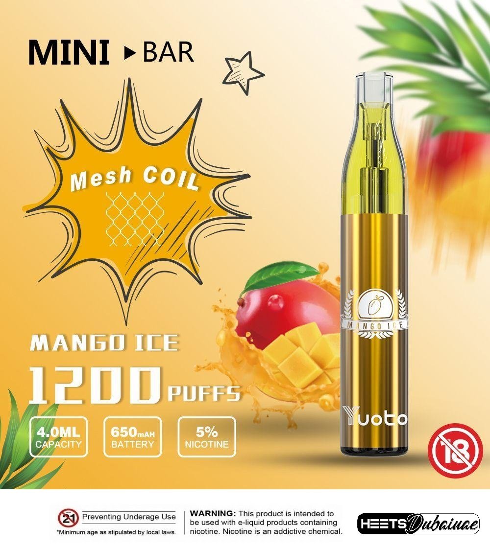 YUOTO MINI BAR 1200 PUFFS - Image 10