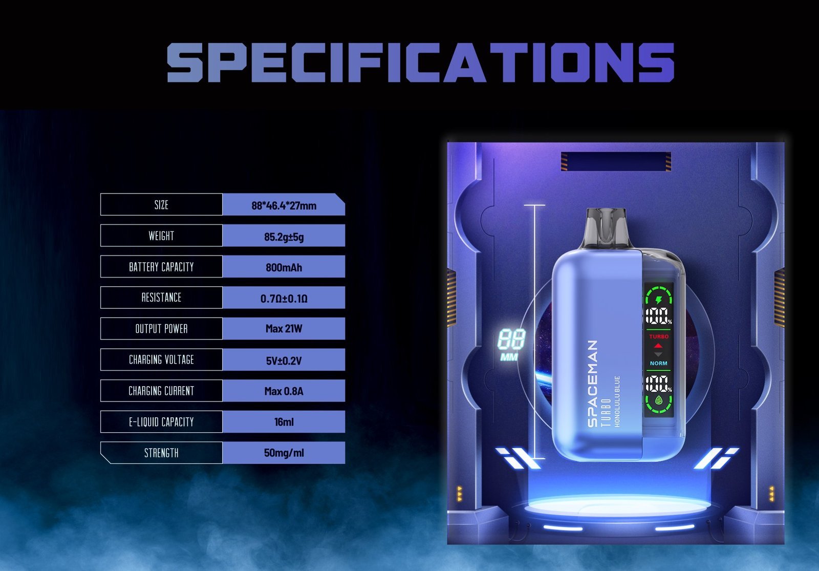 SMOK SPACEMAN TURBO 15000 PUFFS - Image 15